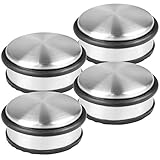 HRB Türstopper 4er Set, Edelstahl massiv - Schwerer Türstopper Boden 1,2...