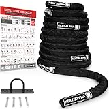 Next Alpha Battle Rope, 38mm/50mm, 9m/12m/15m, Schutzhülle, Wandanker, Workout...