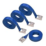 Amazon Basics Spanngurt, 2.5 m lang, 25 mm breit, Belastbarkeit 150 kg,...