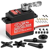 Miuzei Servo 25kg 270° RC Digital Servomotor Wasserdicht Metallgetriebe Motor...