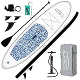 FunWater Aufblasbares Stand Up Paddle Board Surfbrett SUP Komplettes Paddleboard...