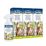 Bactador Enzymreiniger Nagerkäfig Spray 3 x 500ml - Geruchsentferner & Reiniger...