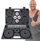Miweba Sports Hantelset MKH120 | 20kg - 𝐏𝐫𝐨𝐟𝐢 Hanteln mit Koffer...