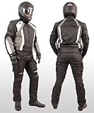 L&J MOTORRADKOMBI JACKE + HOSE - AUS TEXTIL - Motorrad Biker Bike Chopper Cross...