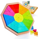 CUBIDI® Kreatives Montessori Tangram Octagon | Fördert logisches Denken und...