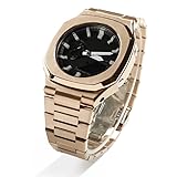 BNDECO All Metal Watch Band Strap Nautilus Watch Case Replacement Accessories...