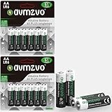 avmzvo Batterien AA, LR6 Batterien 1,5V Alkaline, 12 Stück, langlebige Power,...
