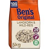 Ben’s Original Loser Reis Langkorn & Wildreis 5kg – 100 Portionen