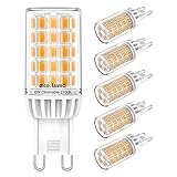 Eco.Luma G9 LED Dimmbar Lampen 6W, Warmweiß 2700K Glühbirnen Ersatz für 50W...