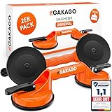 Gakago Saugheber (2er Pack) - Ergonomische & rutschfeste Sauggriffe - 120kg...