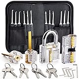 Preciva Dietrich-Set, Preciva 26-teiliges Dietrich-Werkzeug, Dietrich-Set mit 4...