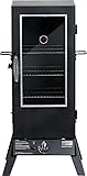 TrendLine Gas-Räucherofen Meran Gasgrills, Holz, Holzkohle, Silber