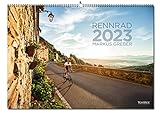 Yohmoe® Rennrad Kalender 2023 by Markus Greber im großen Panorama-Format. Freu...