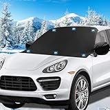 Aoreun Frontscheibenabdeckung, mit Rückspiegelabdeckung Auto Scheibenabdeckung...