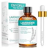 ENYORLI Ätherisches Lavendelöl 100mL Unverdünntes Lavendelöl Ätherische...