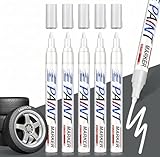 Allony Reifenmarker Weiß, Wasserfester Permanent Marker für Autoreifen,...