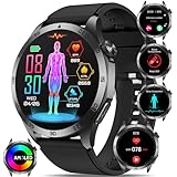 Smartwatch Herren Damen ΒΙυτｚυcker/EKG+HRV/Harnsäure/BMI Gesundheitsuhr...