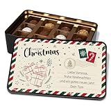 Pralinendose personalisiert „Merry Christmas Weihnachtspost“ - 12...