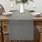 Tischläufer Frühling Modern, Abwaschbar, Leinenoptik, Wasserabweisend für...