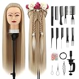 Trainingsköpfe, 28 inch Übungskopf Frisierkopf Friseur 100%...