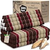 livasia Thaikissen 3 Auflagen für Paare XXL - 190x80x8cm - Dreieckskissen...