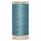 Gütermann Quilting Handfaden gewachst 200 m 7325, Light Boxwood