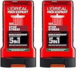L'Oréal Men Expert Duschgel für Körper, Gesicht und Haare, Ice Effekt und...