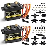 Miuzei Servo Digital Servomotor-Metall Kupfer Getriebe für Arduino 1/8 1/10...