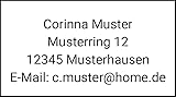 Adressaufkleber 195 Stück 38x21,2mm. Personalisiert mit Ihrem Wunschtext....