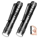 Flintronic LED Taschenlampe Mini, 2 Stück, 200 Lumens Pen Light, Wasserdicht...