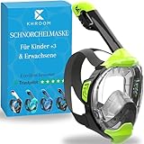 Khroom Schnorchelmaske Erwachsene & Kinder ab 3 Jahre | CO2 sicher |...