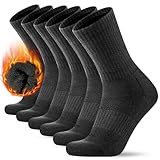 KEECOW Merino Wolle Wandersocken Herren & Damen 3 Paar,60% Merinowolle...