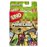 Mattel Games UNO Minecraft Edition - Kartenspiel mit Charakteren aus Minecraft...