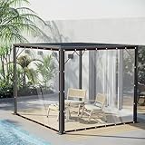 Plane Wasserdicht Transparent,2.5x5 Transparente Plane,Gewächshaus Pet Hutch...