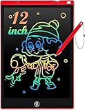 LCD Schreibtafel Kinder 12 Zoll,cimetech Zaubertafel mit Stift, Elastisches Seil, Augenschutz Maltafel mit Sperr-& Löschfunktion Weihnachten Kinder Geschenke Spielzeug 3 4 5 6 7 8 jahre Mädchen Junge