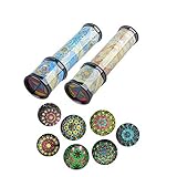 Daity 2pcs Kaleidoskop Polygonales Spiegelspielzeug Lernspielzeug Kinder...