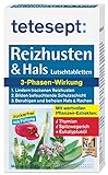 tetesept Reizhusten & Hals Lutschtabletten - zuckerfrei mit Füllung –...