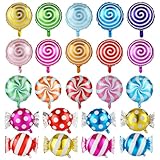 Kesote 23x Folienballon Kinder Heliumballons Süßigkeiten Helium Ballons Candy...