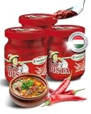 Univer Erős Pista Paprikamark scharf 3x 200g [Scharfe Paprikapaste aus Ungarn]...