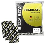BILLY BOY Kondome Stimulate 100er | 52 mm | mit Perlnoppen in Original Passform...