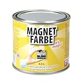 Magnet-Farbe Magpaint, 500 ml Dose - magnetische Wandfarbe für kinderleichtes...