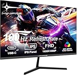 Minifire- Monitor- 27-Zoll-Bildschirm im rahmenlosen Design, IPS, 100Hz, USB...