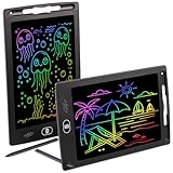 infactory LCD Schreibtafel: 2er-Set LCD-Schreibtafeln für Kinder, 8,5'/21,5 cm,...