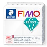 STAEDTLER ofenhärtende Modelliermasse FIMO Effect, Transluzent 57 g, weich und...