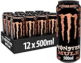 Monster Energy Mule - koffeinhaltiger Energy Drink mit würzig-süßem...