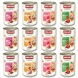 animonda Carny Katzen Nassfutter, Sorten Mix 'Kräftige Variation' (12 x 400g),...