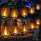 Joomer Solar Lichterkette Aussen, 12.6M 15 Bulbs LED Solar Lichterkette Außen...