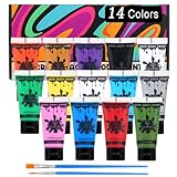 Bowitzki 14 Farben Gesicht Körperfarbe Set Creme Make-up 20ml Wasserbasierte...