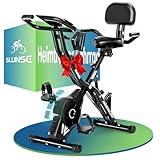 Heimtrainer Fahrrad, SLUNSE 2025 Neu Hometrainer Fahrrad mit stabilem...