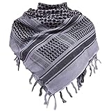 Chalier Fashion Shemagh Palästinenser Tuch 100% Baumwolle Militär Tactical...